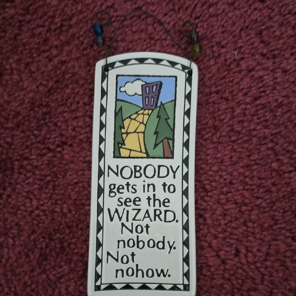 Spooner Creek Wall Plaque Wizard Of Oz